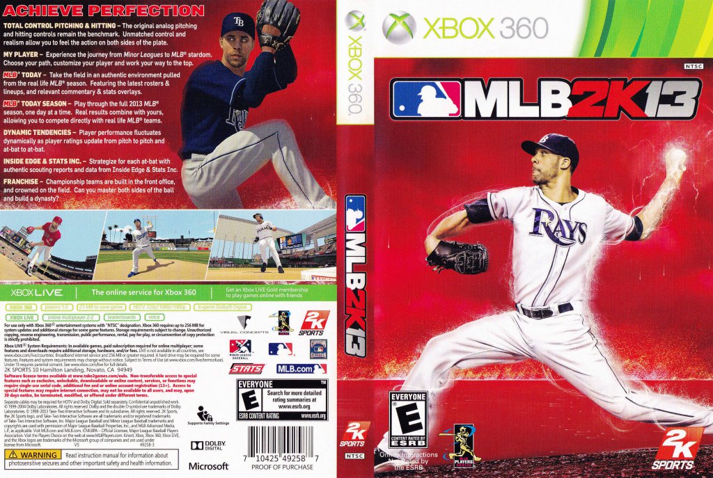 MLB Major League Baseball 2k13