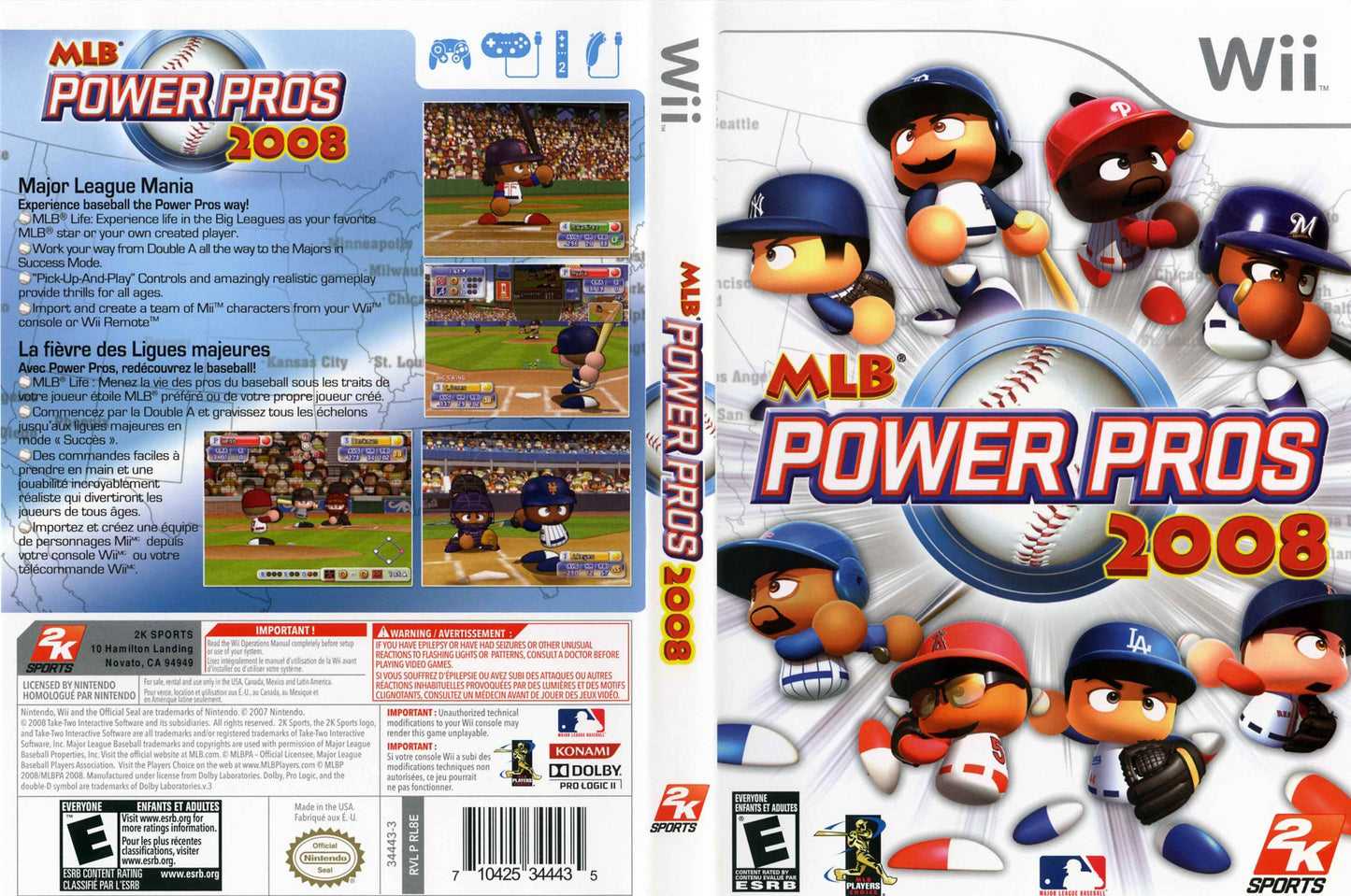 MLB Power Pros 2008 Cover Art - WOI Solutions
