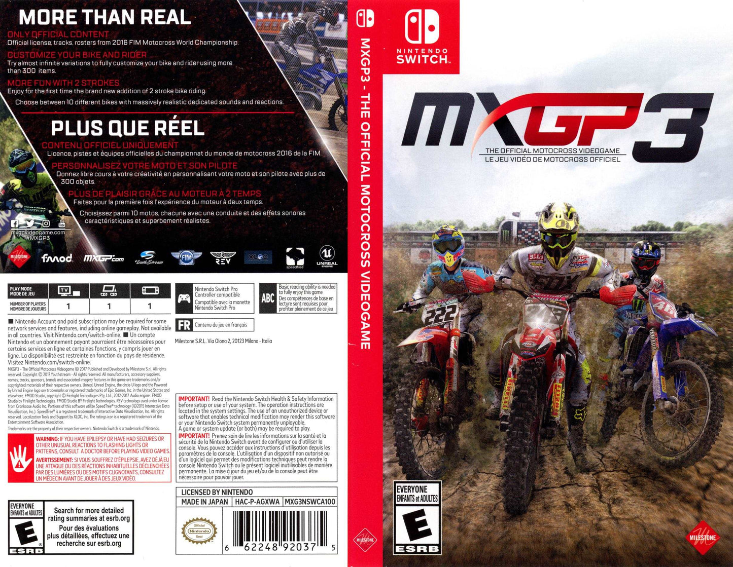 MXGP3 - The Official Motocross Videogame