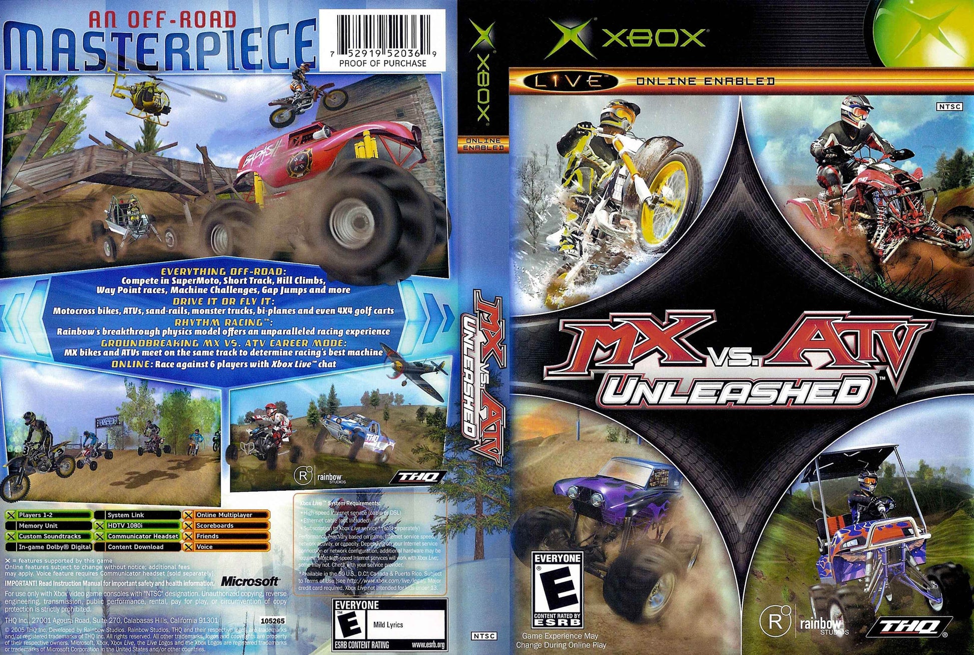 MX vs. ATV Unleashed Cover Art - WOI Solutions