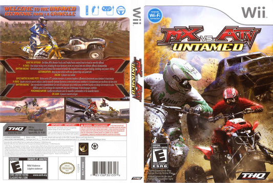 MX vs. ATV Untamed Cover Art - WOI Solutions