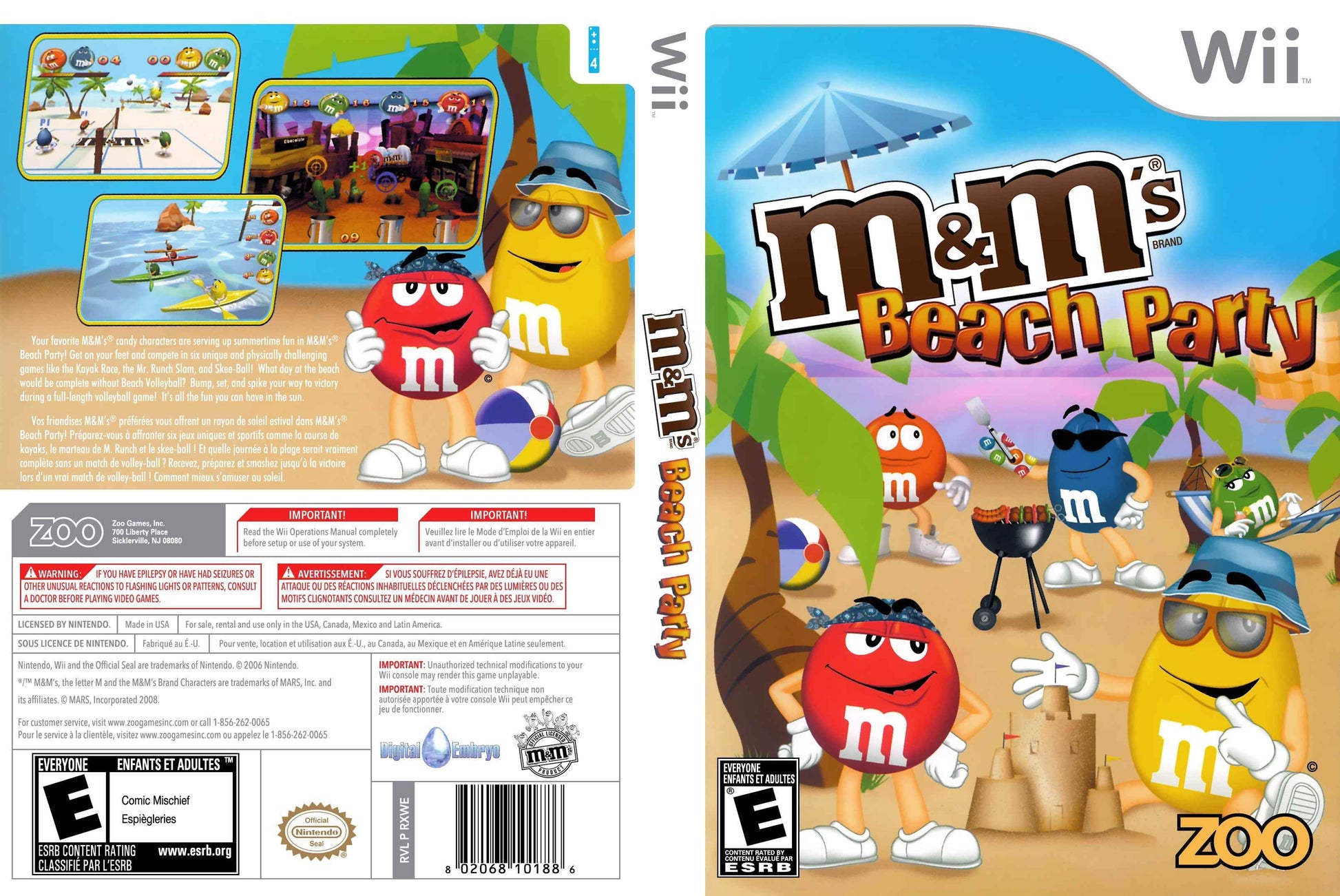 M & M's Beach Party Cover Art - WOI Solutions
