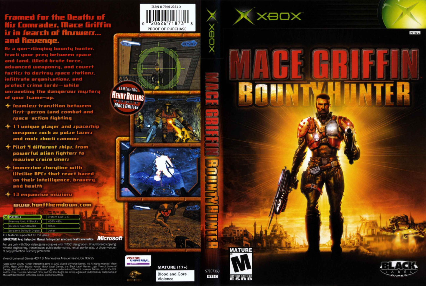 Mace Griffin Bounty Hunter Cover Art - WOI Solutions