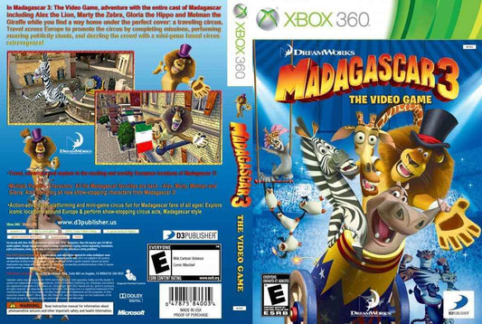 Madagascar 3 The Video Game Cover Art - WOI Solutions