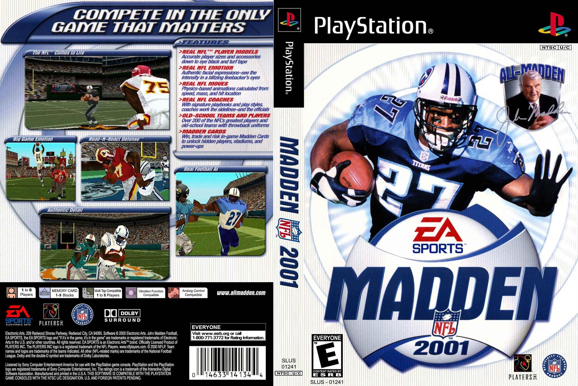 Madden 2001 Cover Art - WOI Solutions