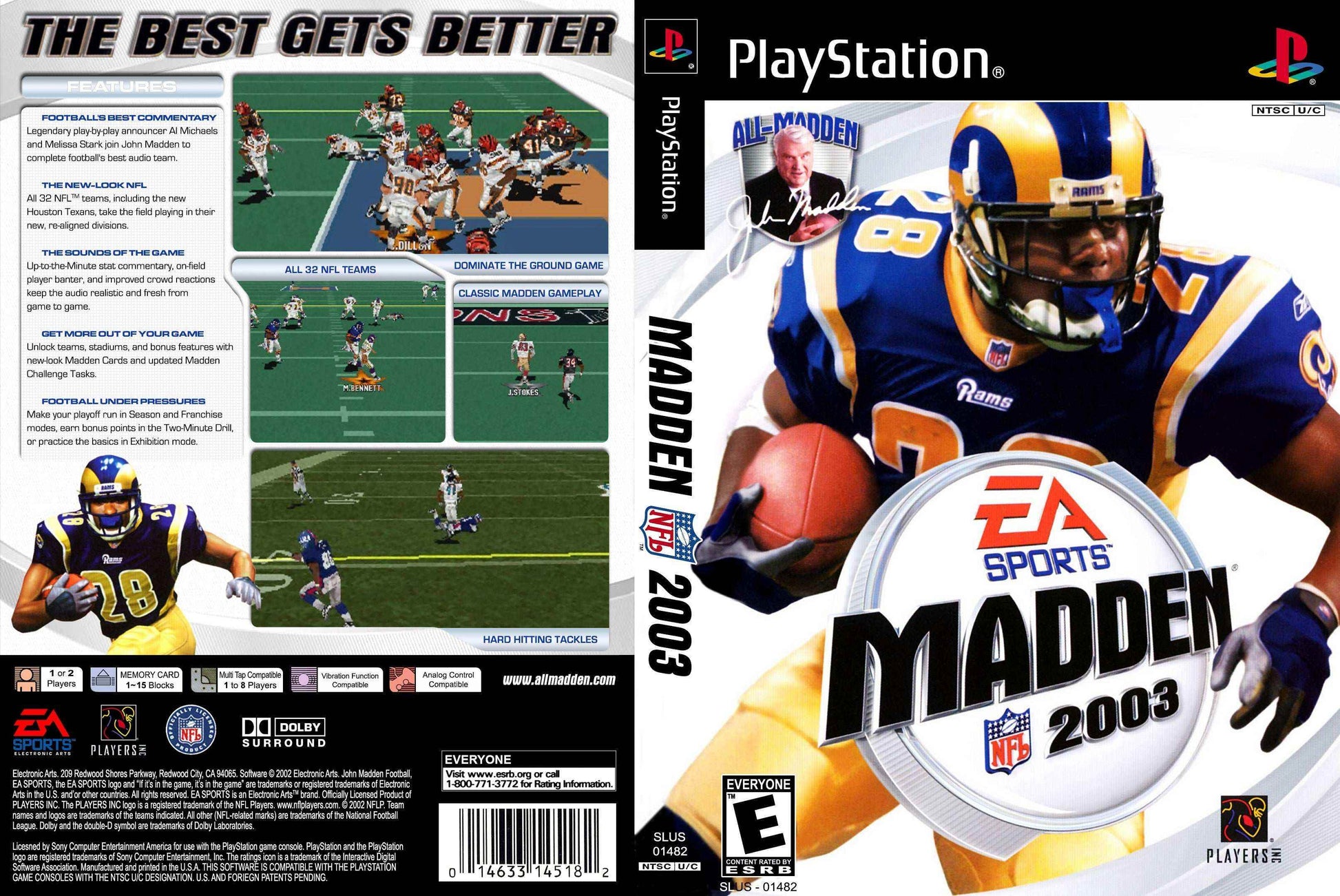Madden 2003 Cover Art - WOI Solutions
