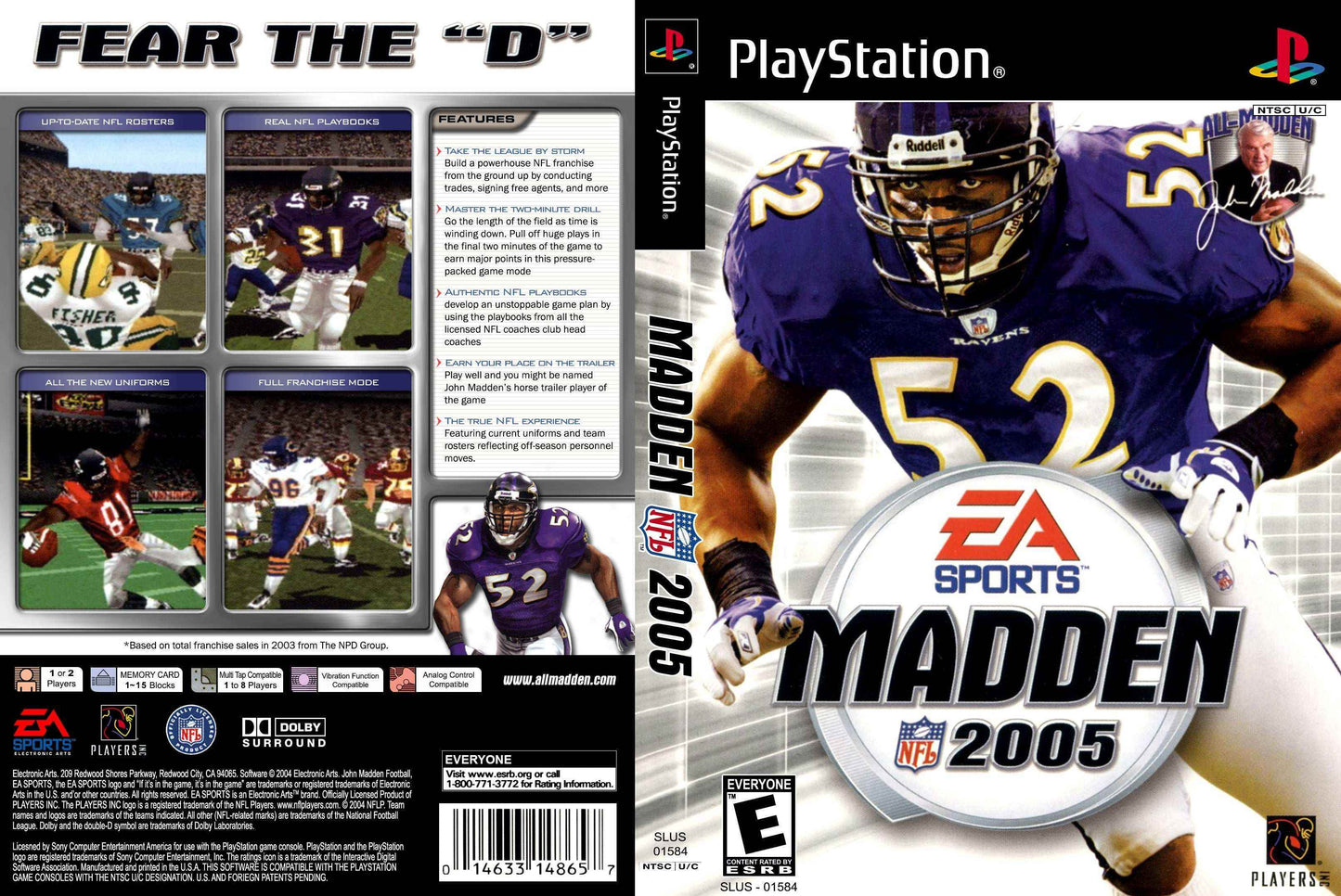 Madden 2005 Cover Art - WOI Solutions