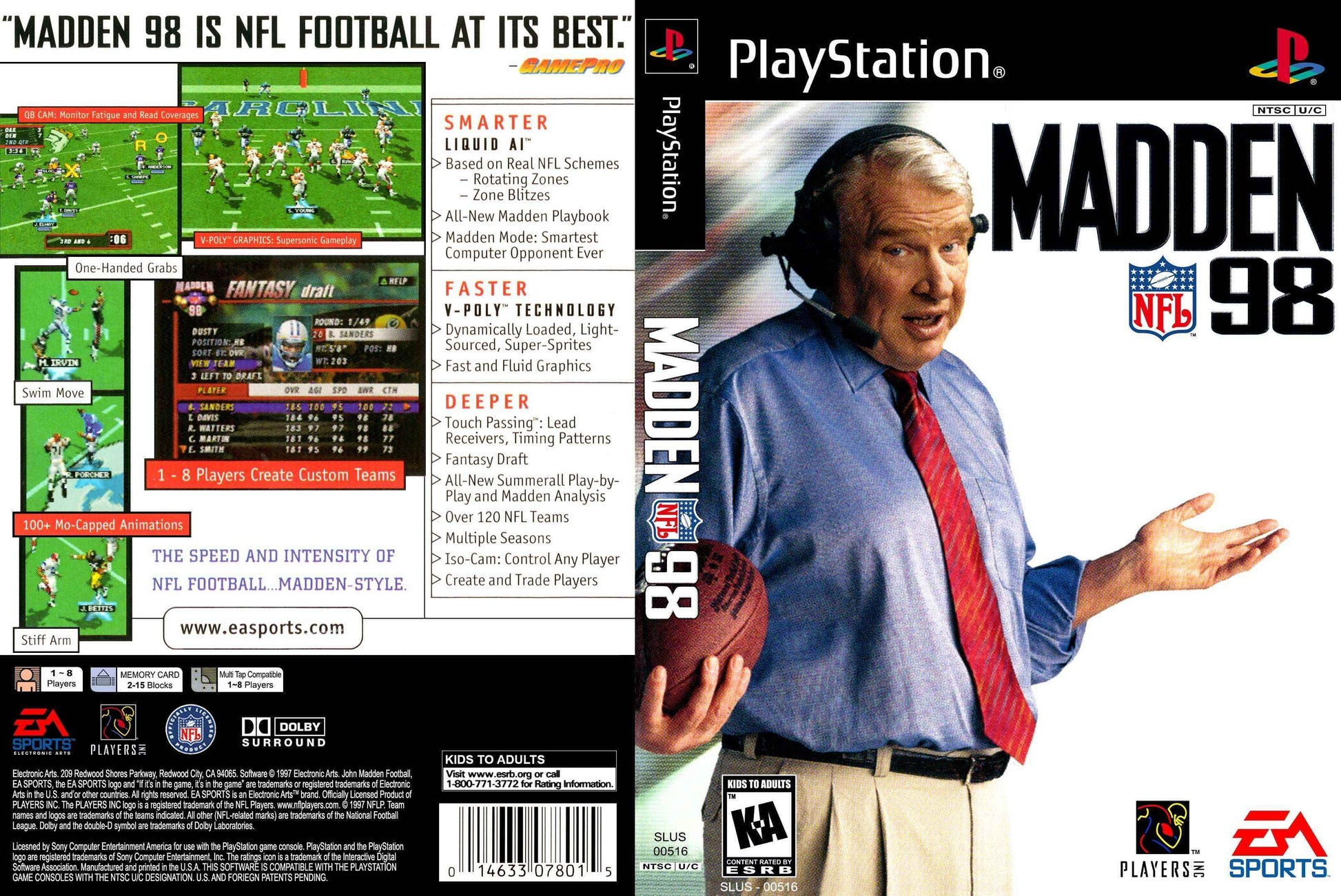 Madden 98 Cover Art - WOI Solutions
