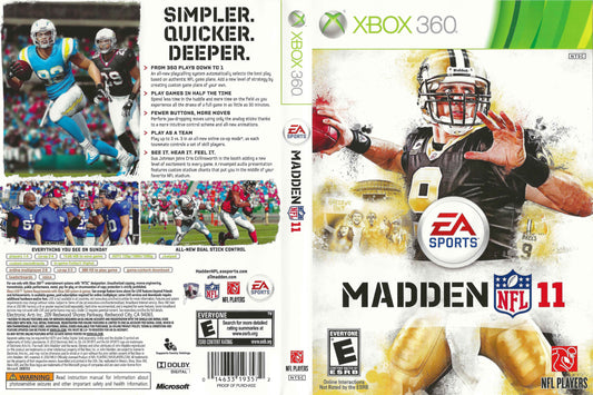 Madden NFL 11 Cover Art - WOI Solutions