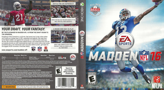 Madden NFL 16