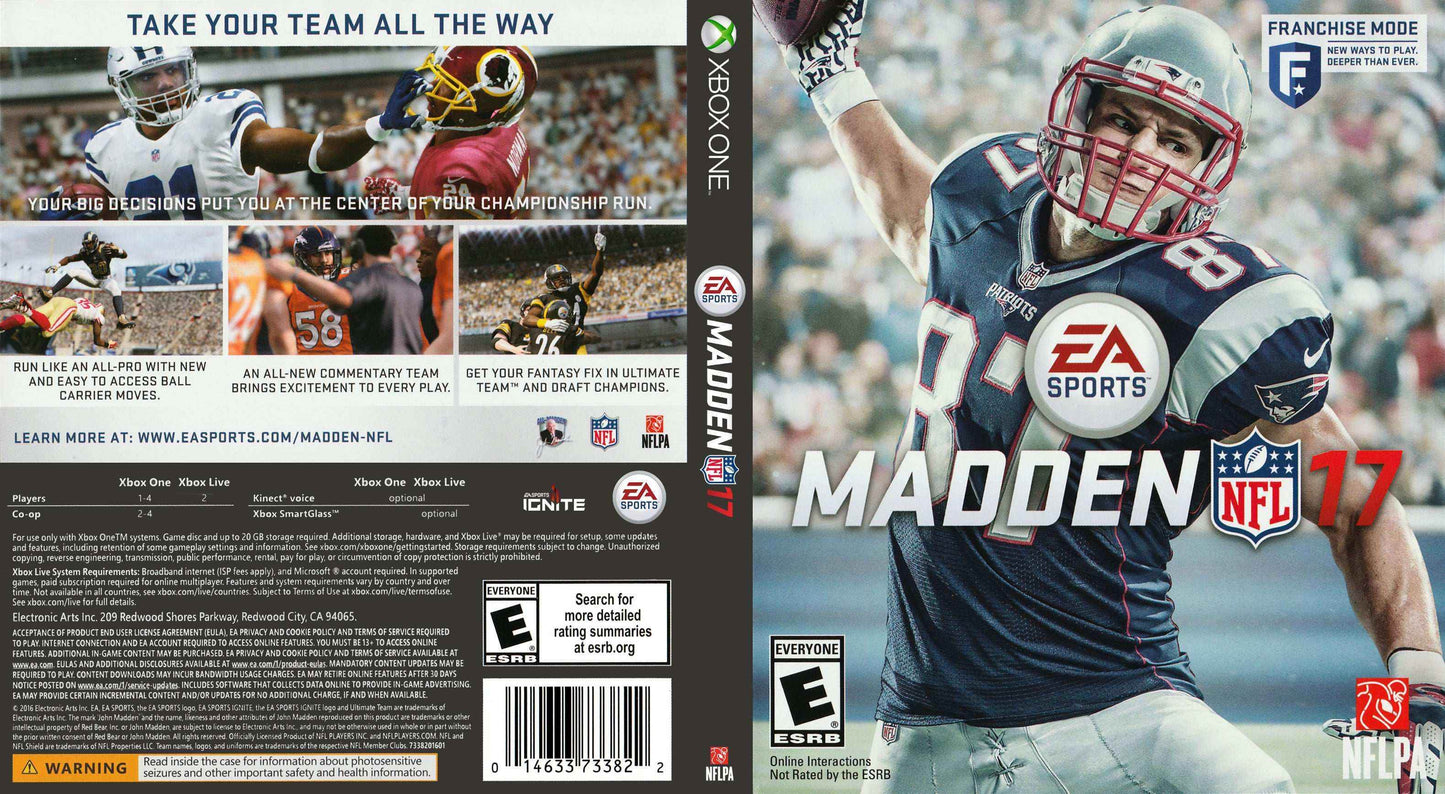 Madden NFL 17 Cover Art - WOI Solutions