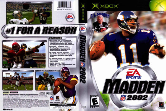 Madden NFL 2002 Cover Art - WOI Solutions