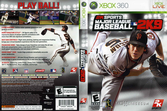 Major League Baseball 2K9 Cover Art - WOI Solutions