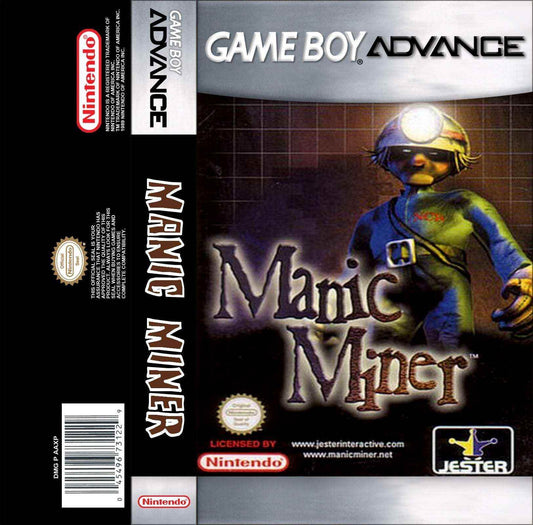 Manic Miner Cover Art - WOI Solutions