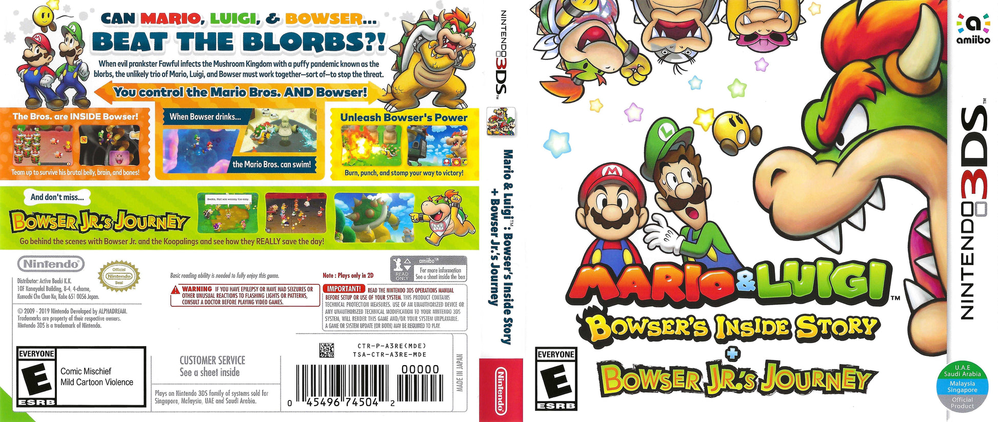 Mario & Luigi Bowser's Inside Story + Bowser Jr.'s Journey