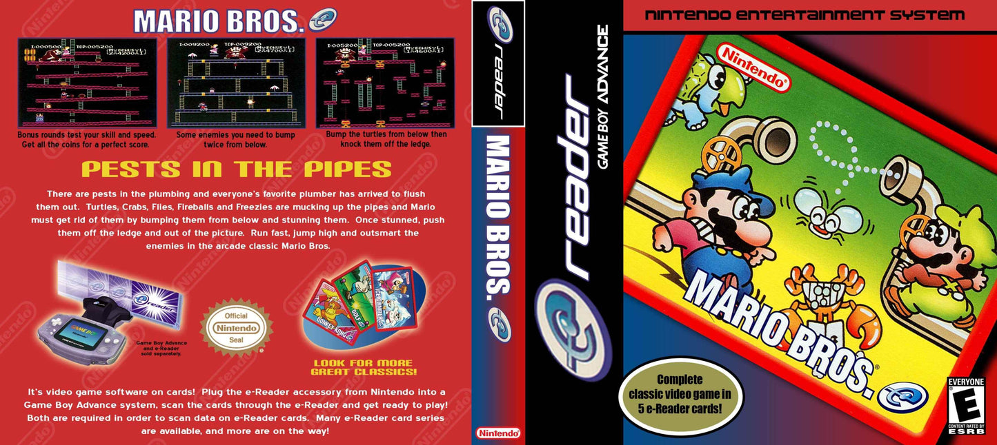 Mario Bros E-Reader Cover Art - WOI Solutions