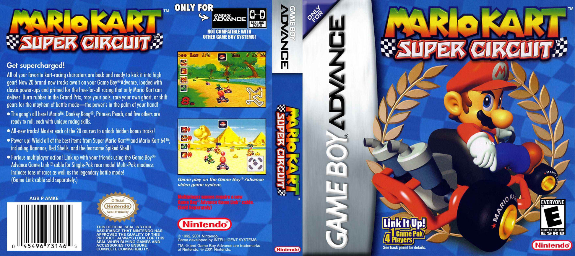Mario Kart Super Circuit Cover Art - WOI Solutions