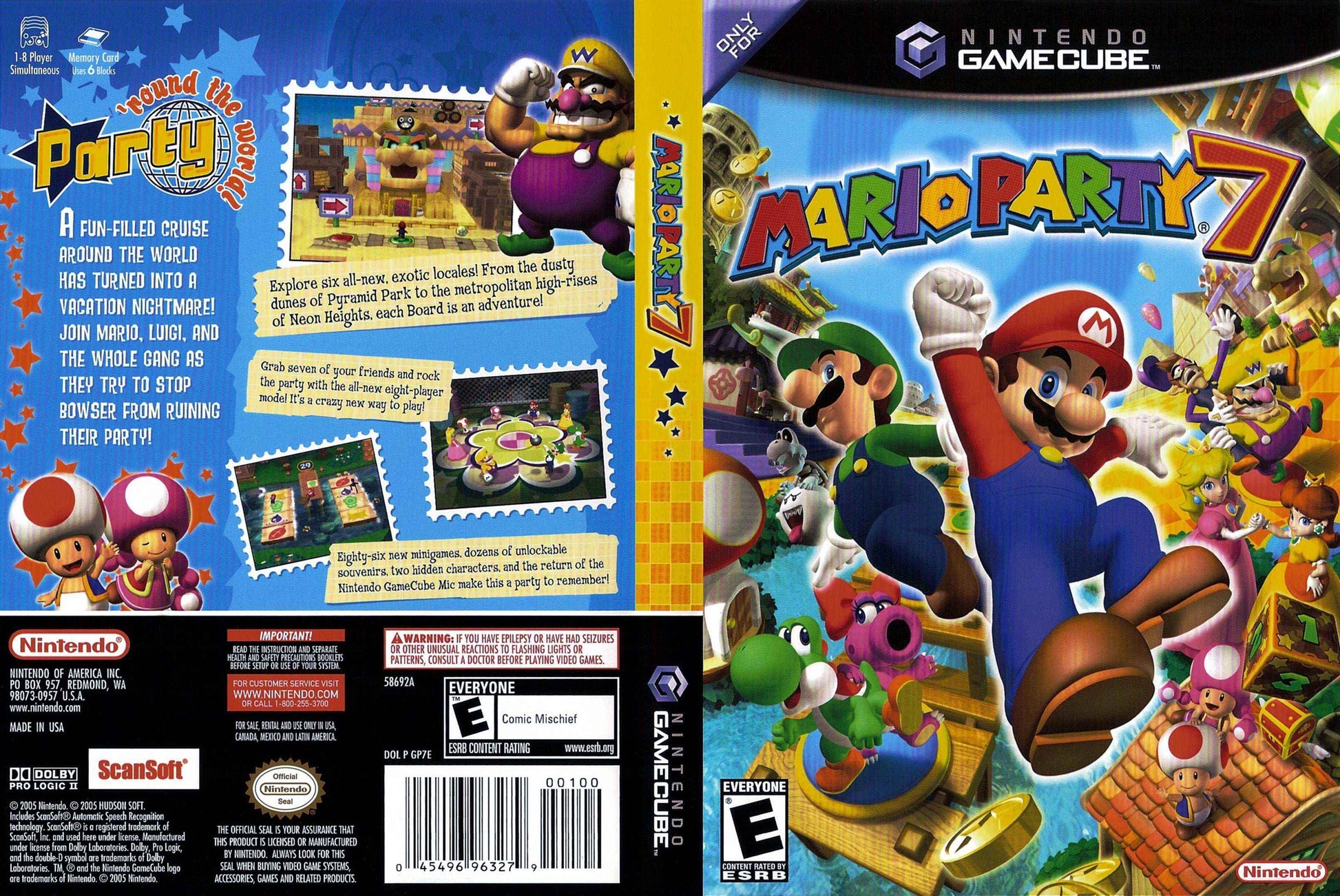 Mario Party 7 Cover Art - WOI Solutions