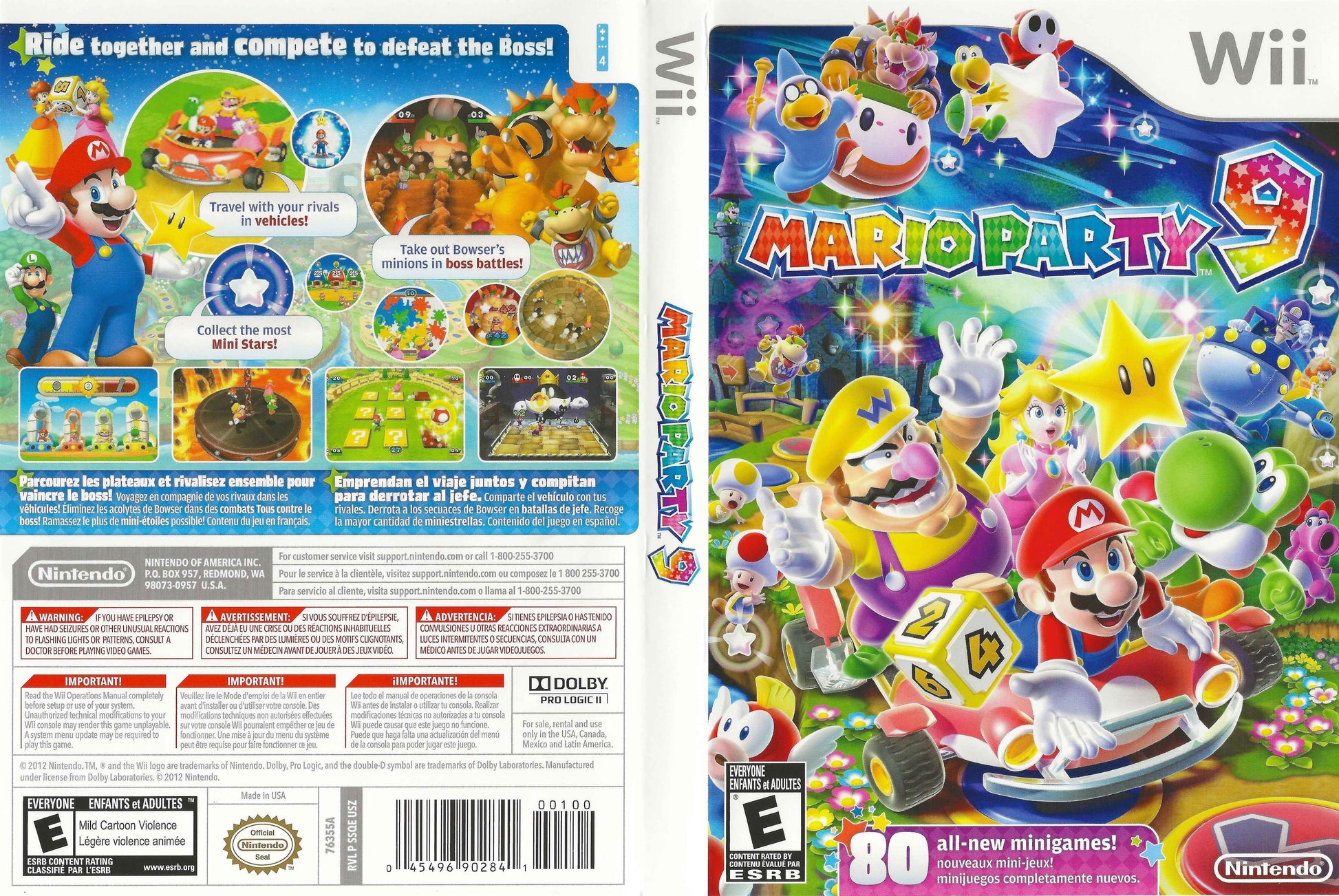 Mario Party 9 Cover Art - WOI Solutions