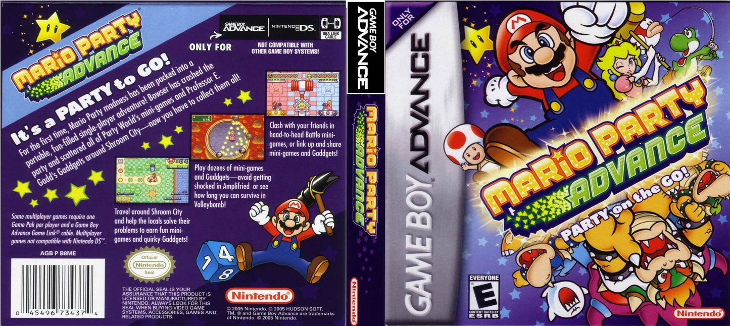 Mario Party Advance Cover Art - WOI Solutions
