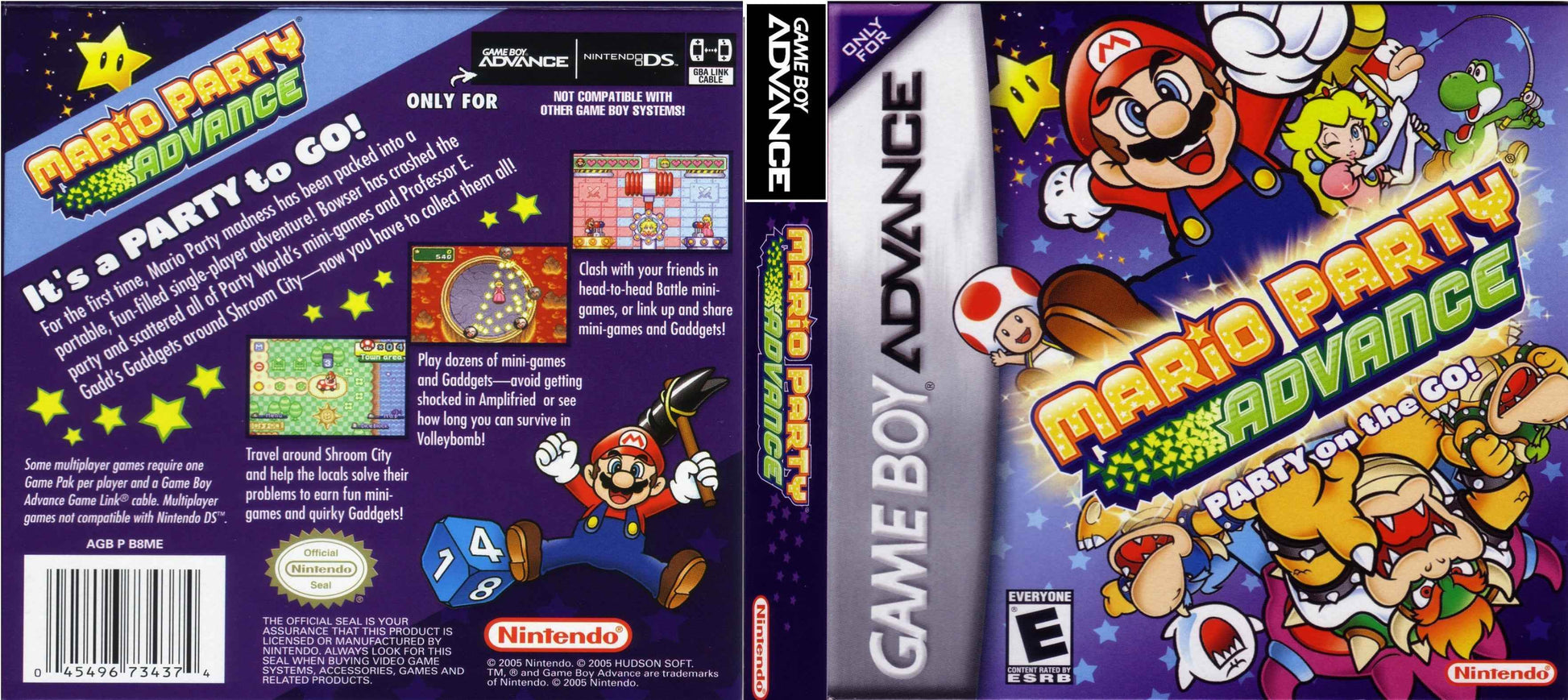 Mario Party Advance Cover Art - WOI Solutions