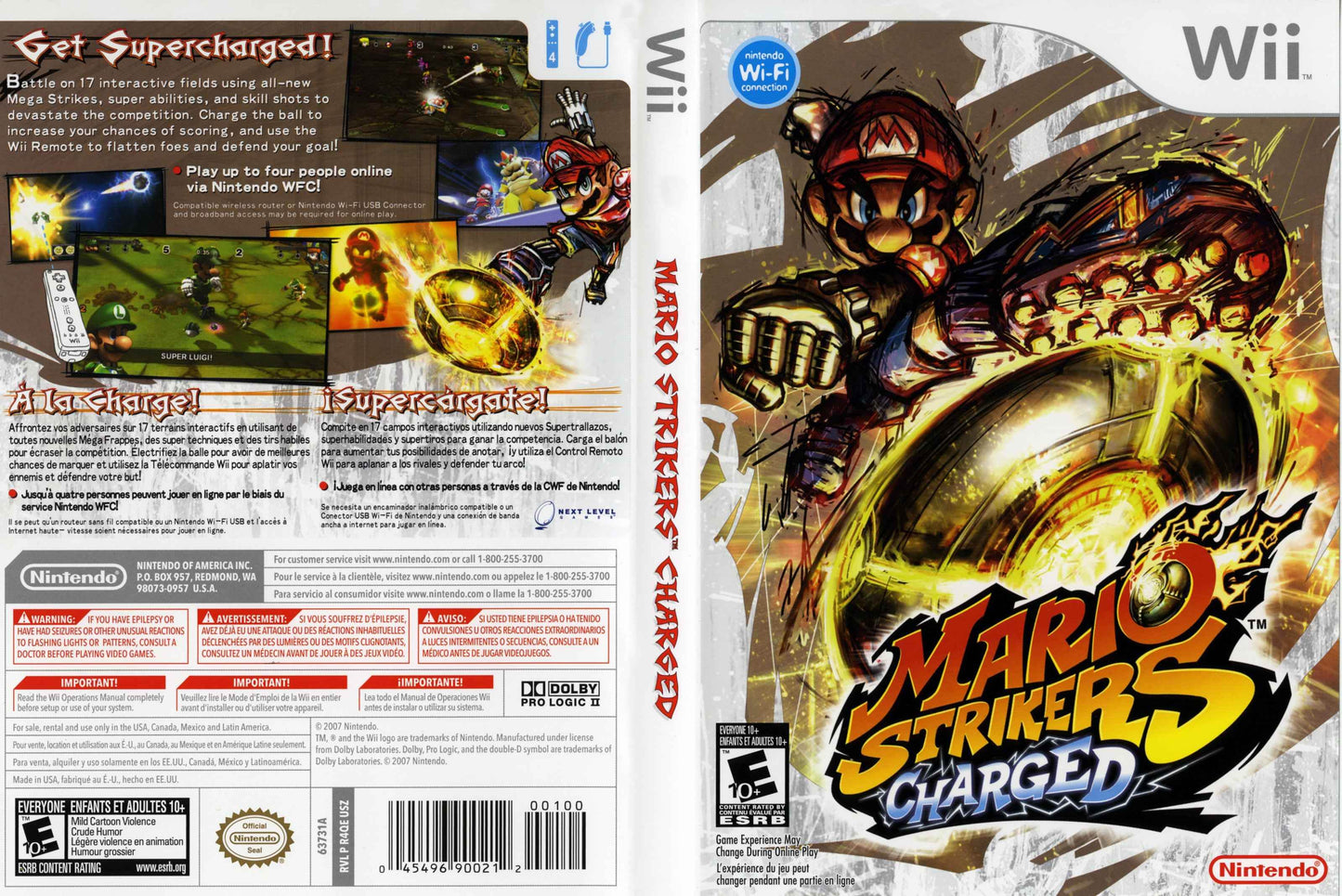Mario Strikers Charged Cover Art - WOI Solutions