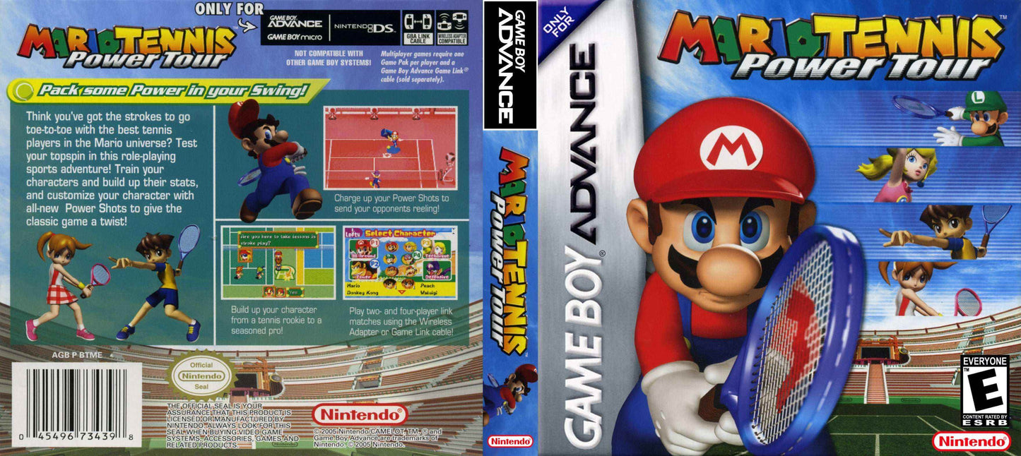 Mario Tennis Power Tour Cover Art - WOI Solutions