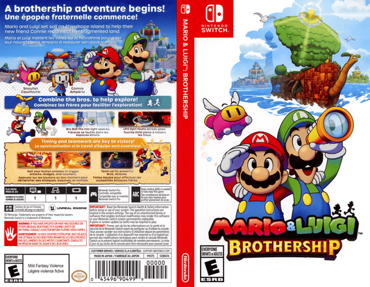 Mario & Luigi: Brothership Cover Art - WOI Solutions