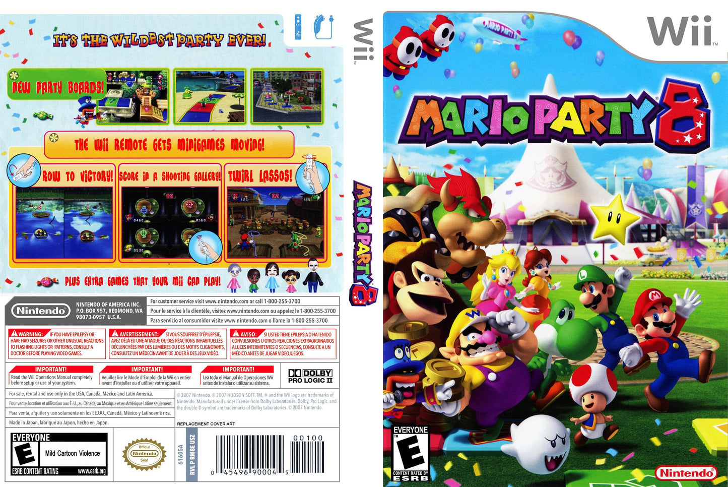 Mario Party 8 Cover Art - WOI Solutions