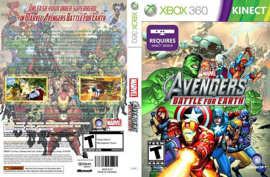 Marvel Avengers Battle For Earth Cover Art - WOI Solutions
