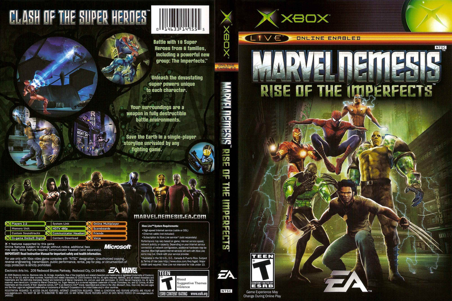 Marvel Nemesis Rise of the Imperfects Cover Art - WOI Solutions