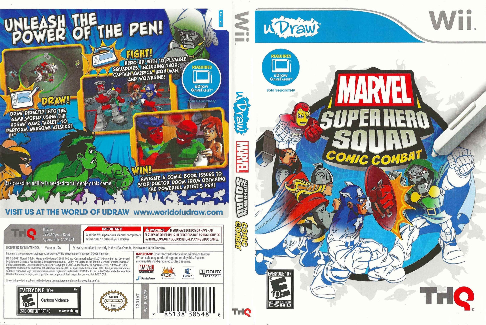 Marvel Super Hero Squad Comic Combat Cover Art - WOI Solutions