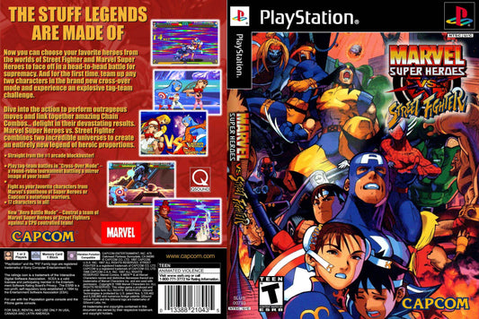 Marvel Super Heroes vs. Street Fighter Cover Art - WOI Solutions