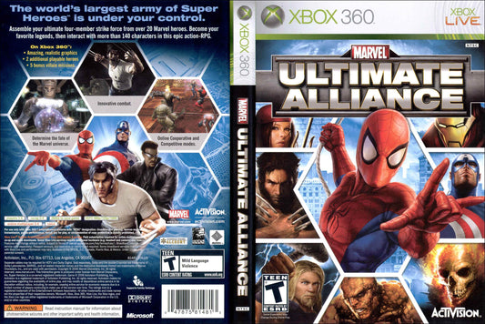 Marvel Ultimate Alliance Cover Art - WOI Solutions