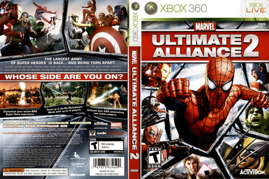 Marvel Ultimate Alliance 2 Cover Art - WOI Solutions