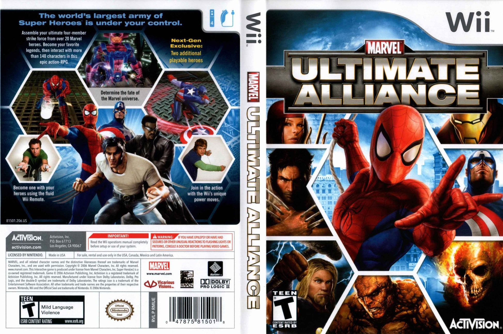 Marvel Ultimate Alliance Cover Art - WOI Solutions
