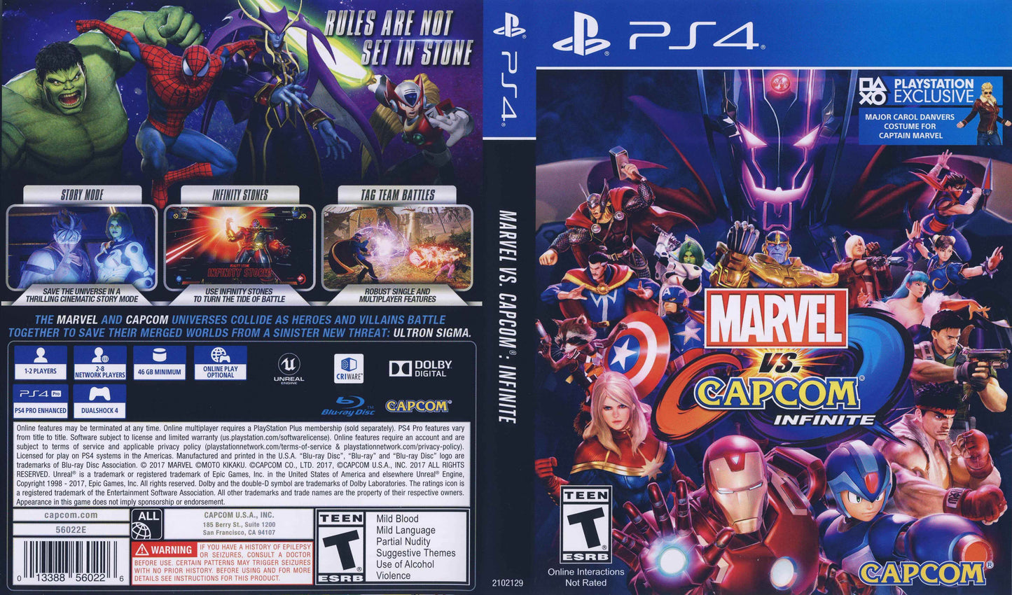 Marvel vs. Capcom Infinite Cover Art - WOI Solutions