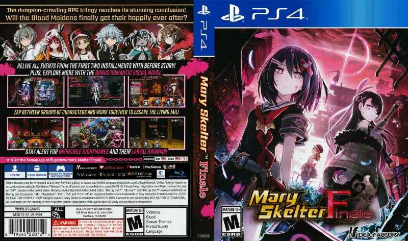 Mary Skelter Finale Cover Art - WOI Solutions