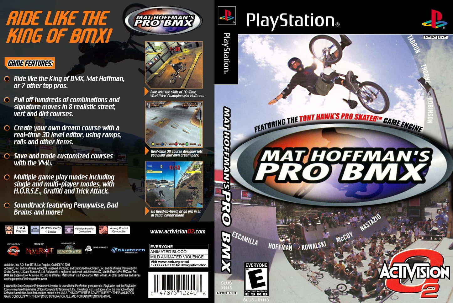 Mat Hoffman Pro BMX Cover Art - WOI Solutions