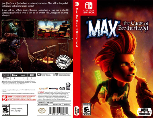 Max The Curse of Brotherhood