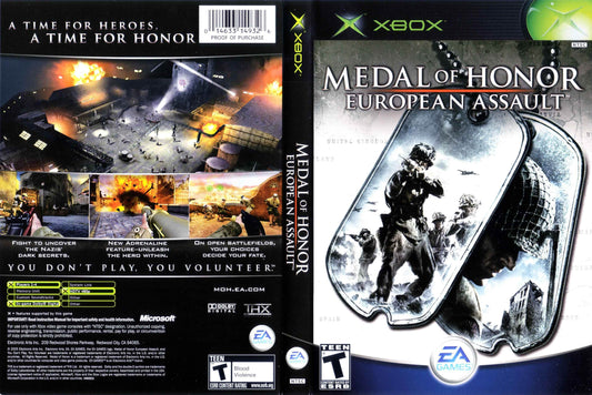 Medal Of Honor European Assault Cover Art - WOI Solutions