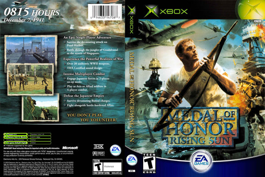 Medal Of Honor Rising Sun Cover Art - WOI Solutions