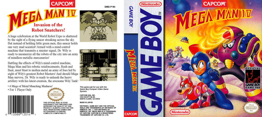Mega Man 4 Cover Art - WOI Solutions