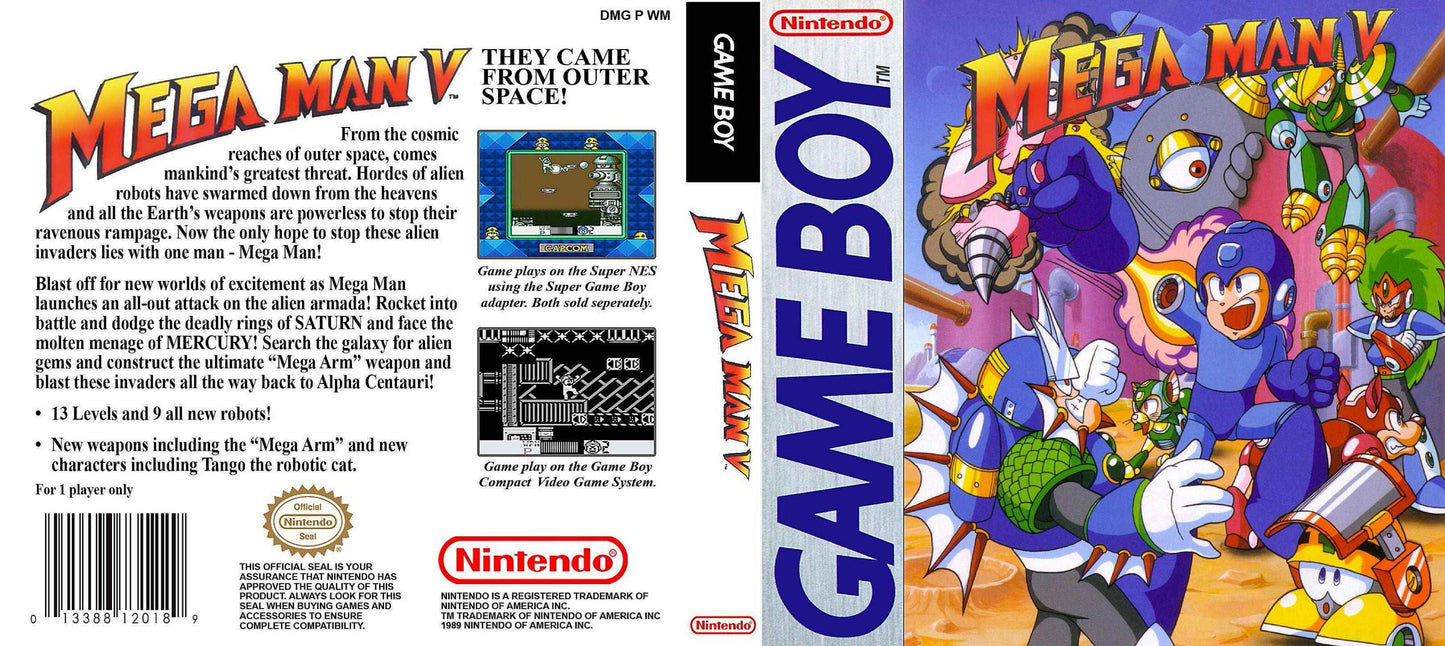 Mega Man 5 Cover Art - WOI Solutions