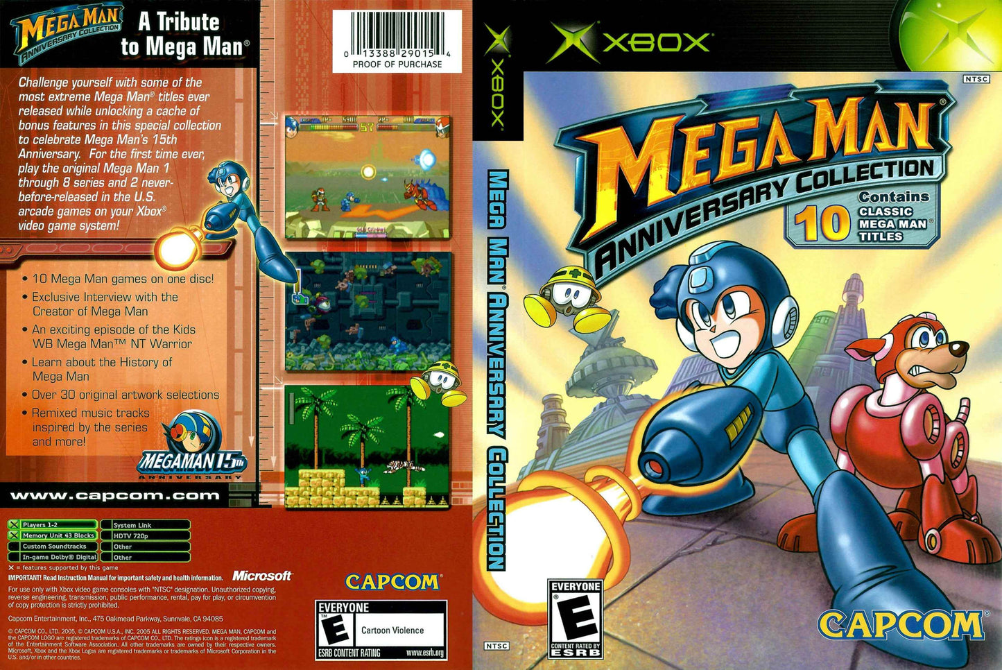 Mega Man Anniversary Collection Cover Art - WOI Solutions