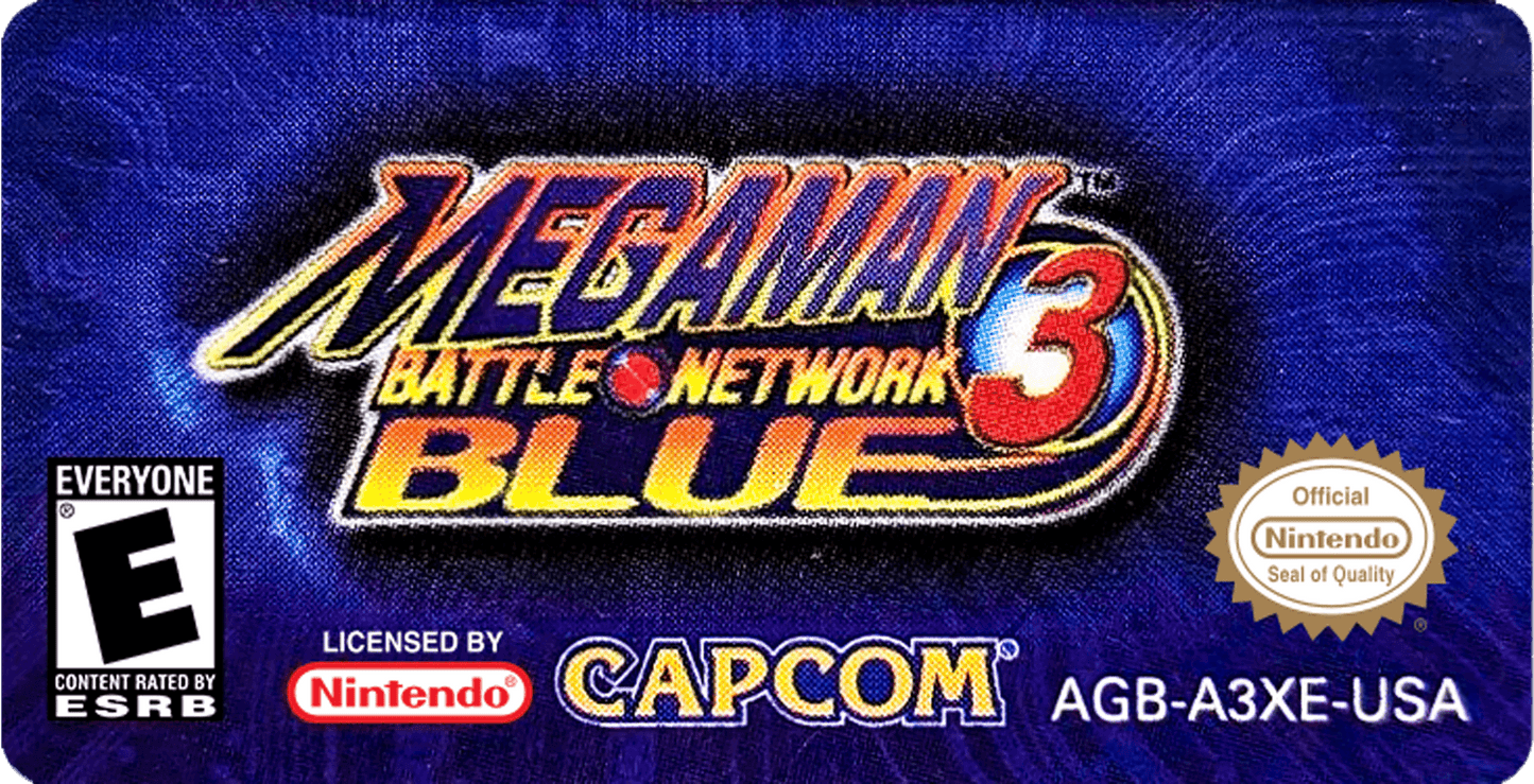 Mega Man Battle Network 3 Blue Version Cover Art - WOI Solutions