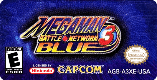 Mega Man Battle Network 3 Blue Version Cover Art - WOI Solutions