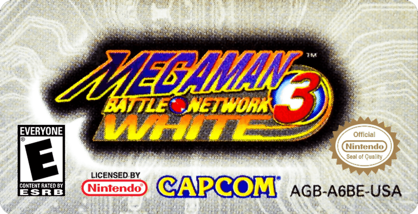 Mega Man Battle Network 3 White Version Cover Art - WOI Solutions