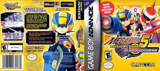 Mega Man Battle Network 5 Team Protoman Cover Art - WOI Solutions