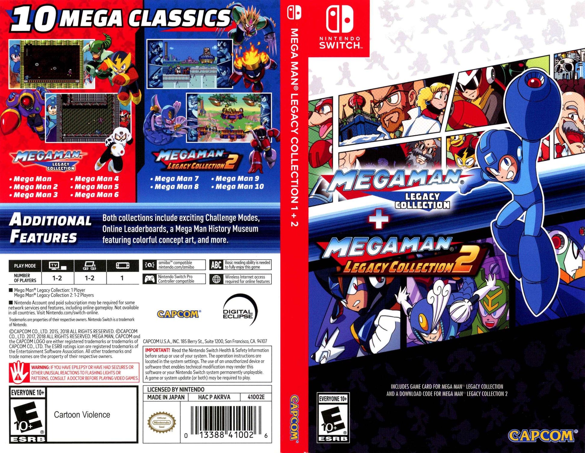 Mega Man Legacy Collection 1 + 2